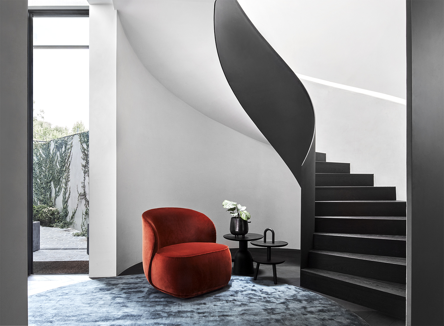 With A Thoughtful Monochromatic Palette That Resonates With The Clients’ Vibrant Contemporary Art Collection.