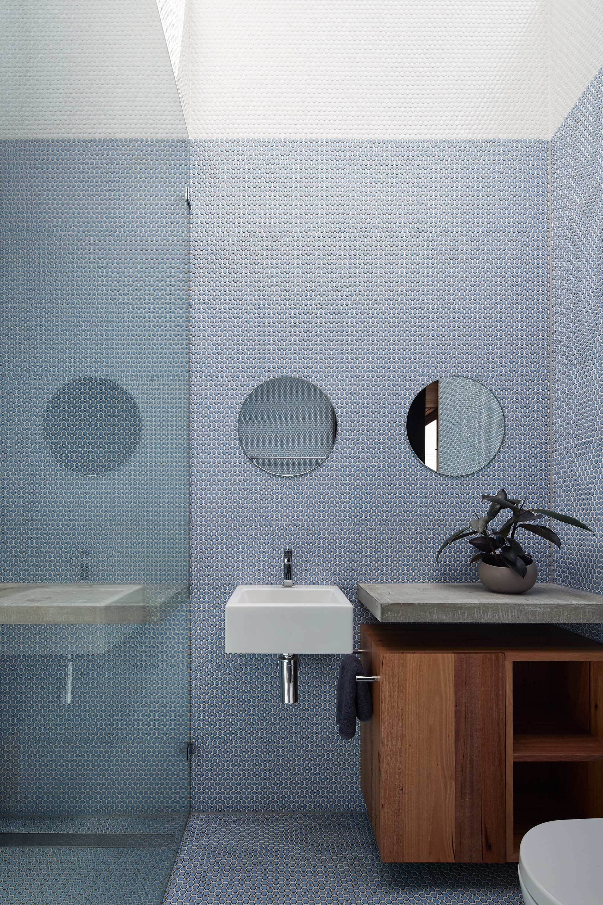 The Placement Of The Courtyard Immediately Behind The First Room, And The Connection Through The Study