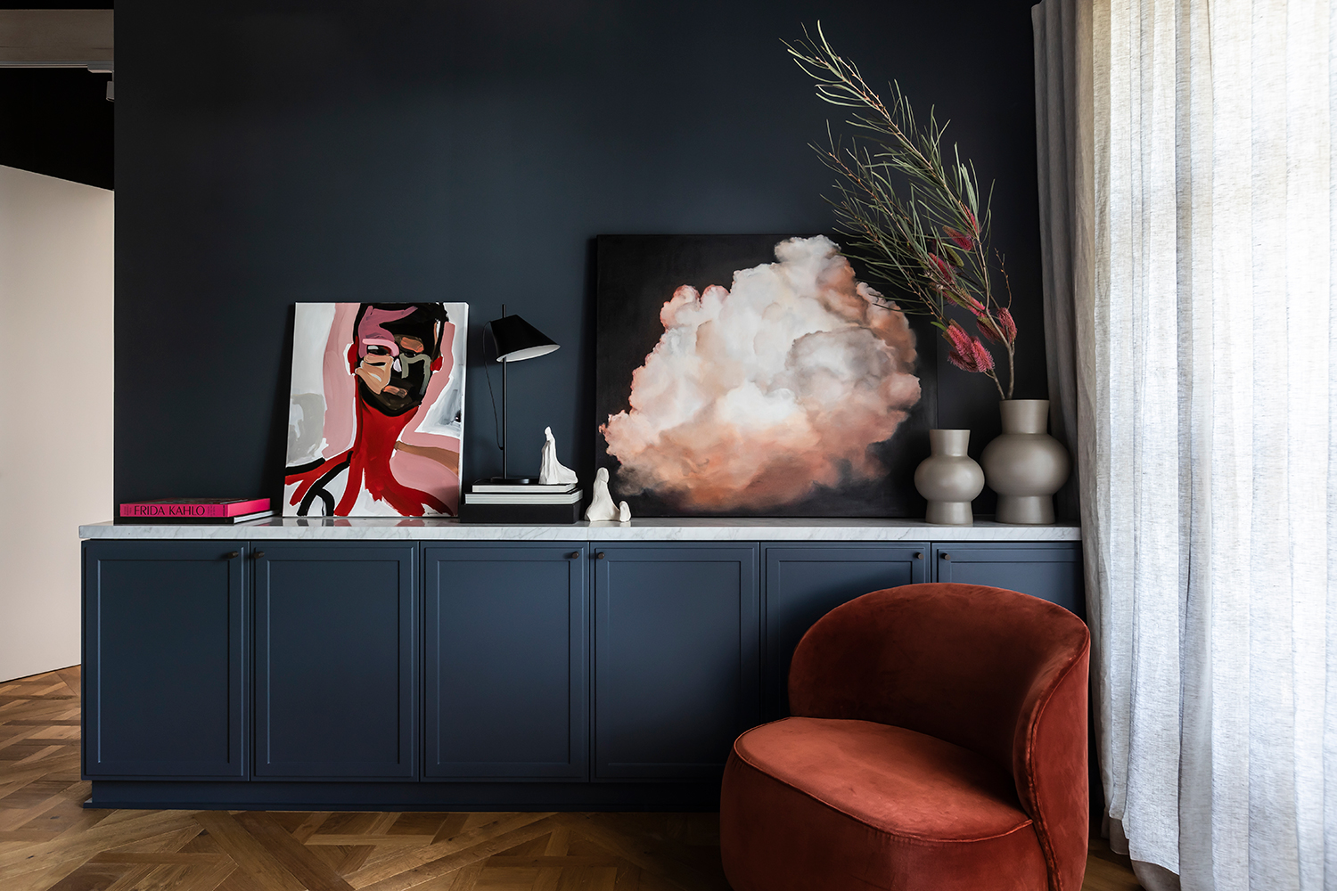 Reflecting The Traditional, The Parquetry Flooring Is A Nod To The Traditional, Along With The Traditionally Detailed Joinery Components