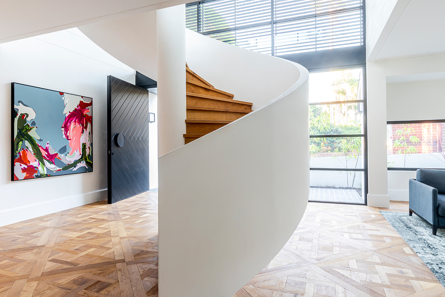 This Gesture Of Light And Space Marks The Connecting Point Between The Two Pavilions.