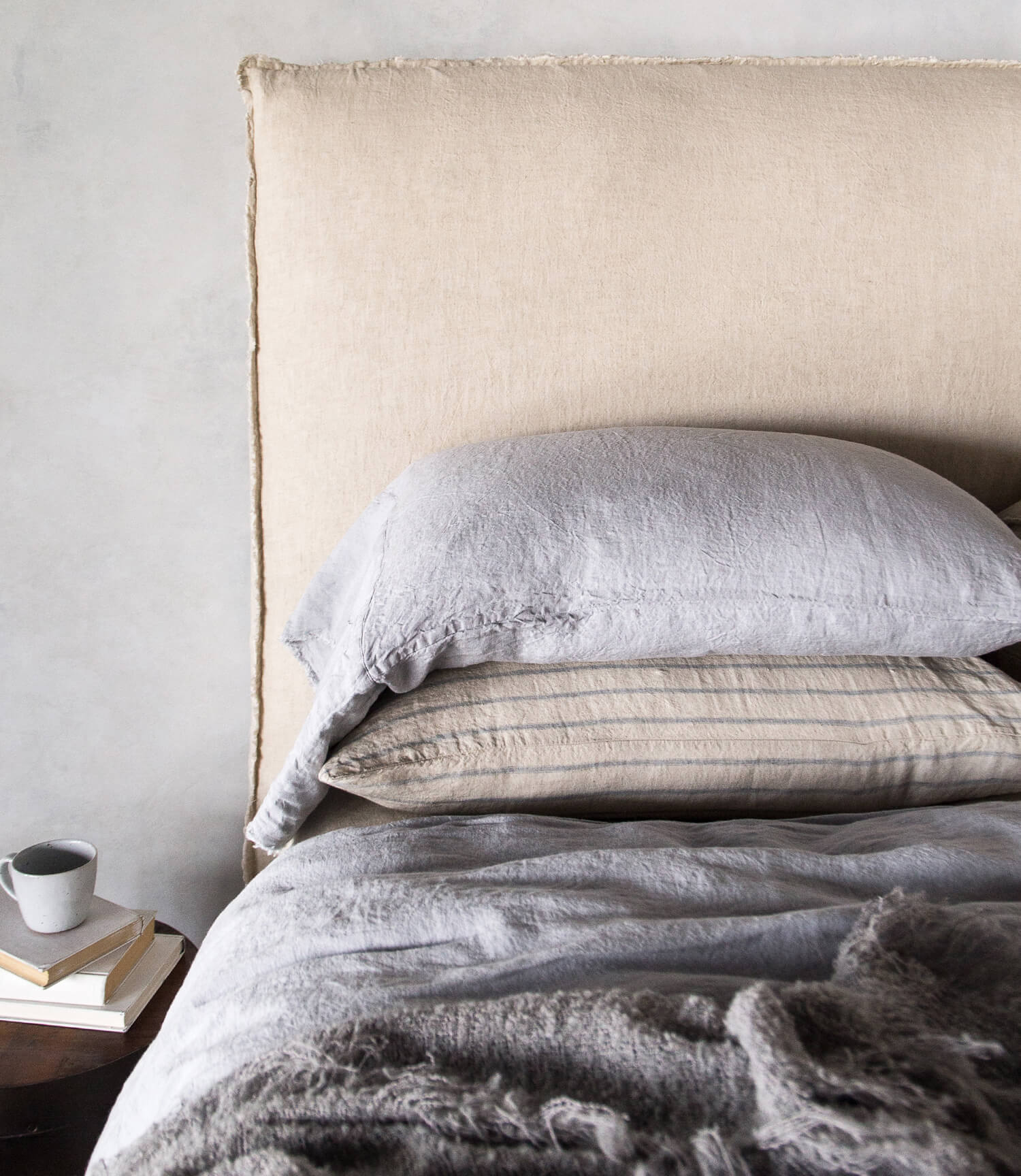 Hale Mercantile Co. Linen Cushion Long Fog