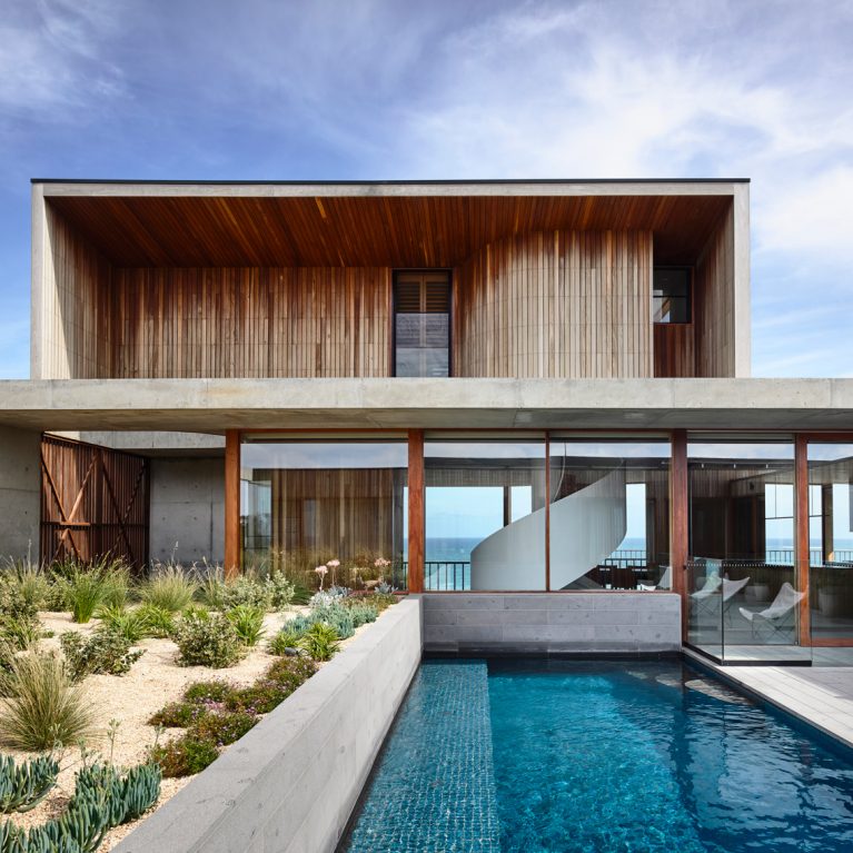 Rugged Yet Refined Cliff House By Auhaus Architecture Ocean Grove Vic Australia Image 026