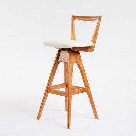 The Danish Bar Stool By Peter Brown Product Directory The Local Project Thbrown Lightash White 4
