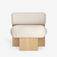 L'art De Vivre Lounge Chair Bouclé Product Feature The Local Project Image 03