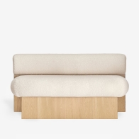 L'art De Vivre Double Lounge Chair, Bouclé Product Feature The Local Project Image 01
