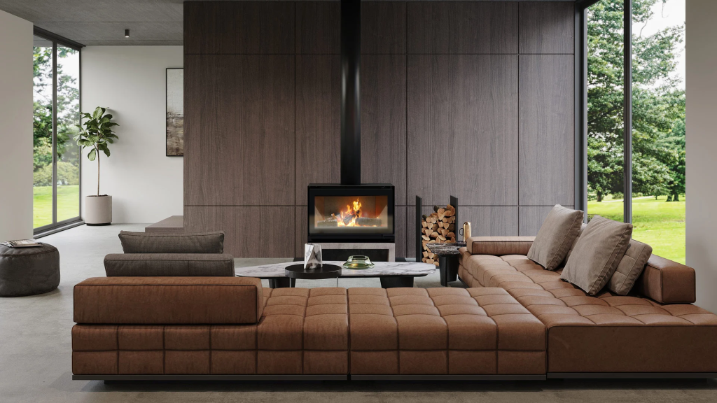 TFS Series Freestanding Wood Fireplaces by Escea - The Local Project