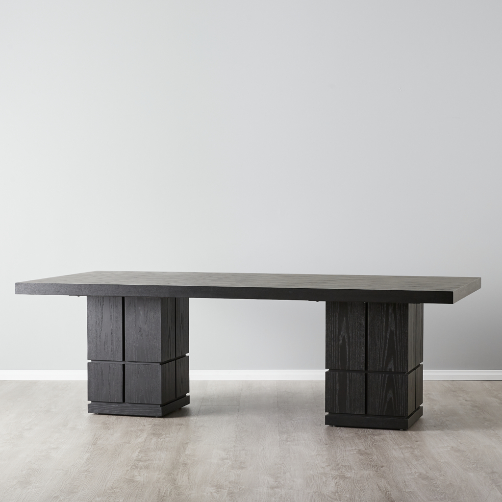 Portofino II Black Wooden Dining Table by Koala Living Product