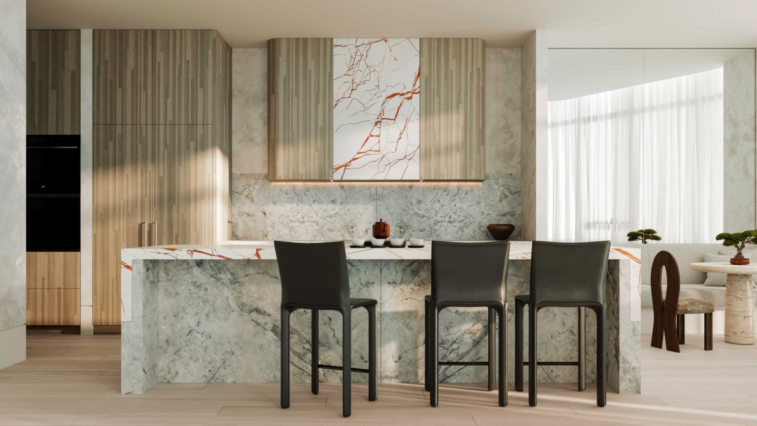 Now Selling: The BLVD Penthouse Residences, Melbourne Square - News ... - Penthouse Residences With Atrium Custom Kitchen Automation