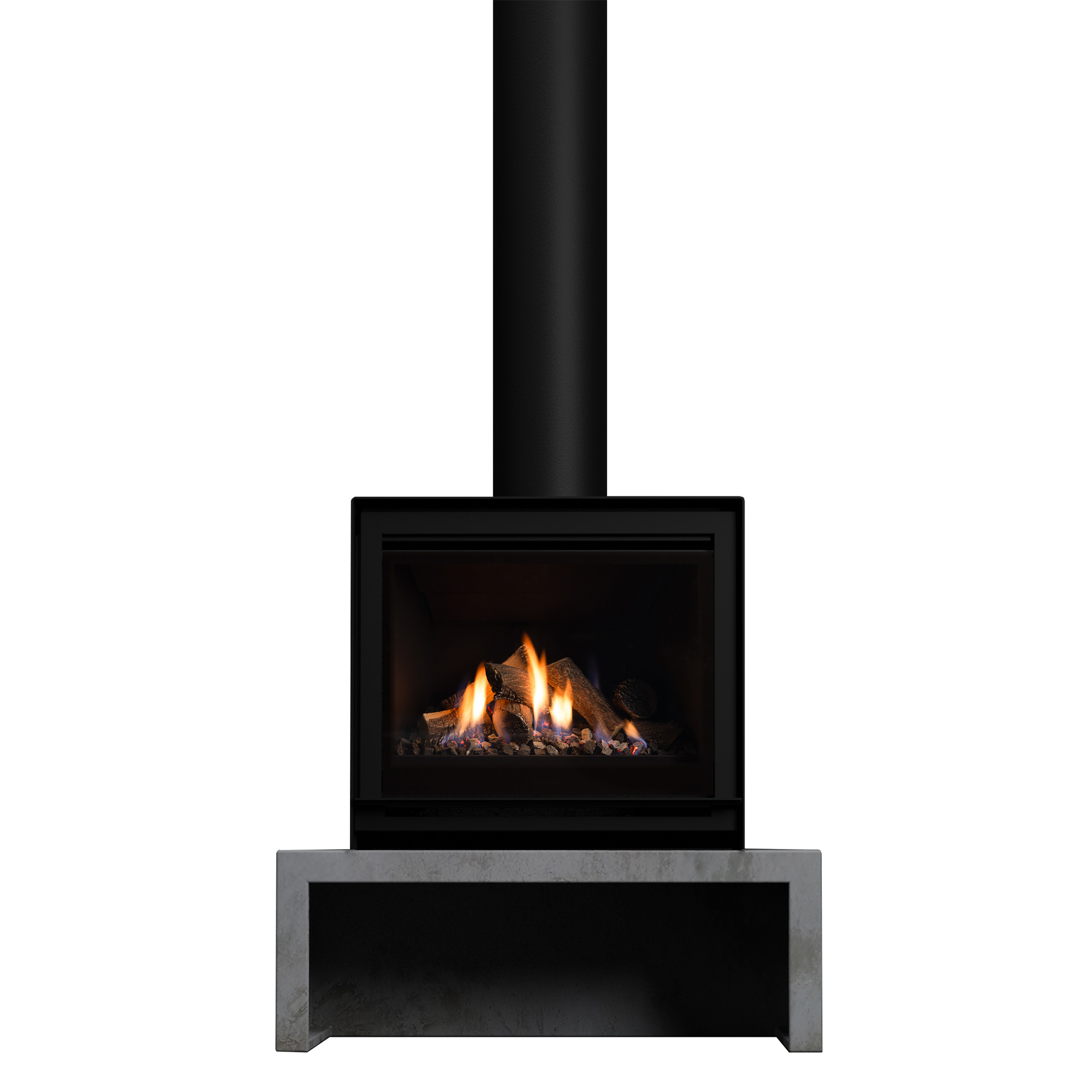 DFS740 Freestanding Gas Fireplace by Escea - Design Directory - The ...