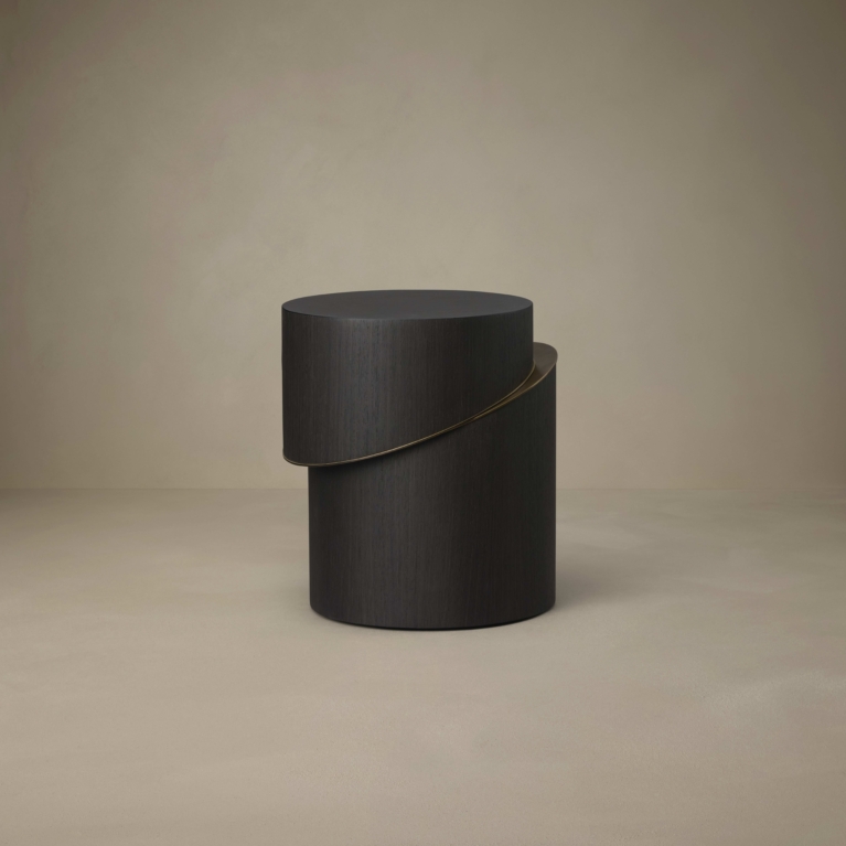 Hero Articolo Studios Slip Side Table Veneer Bronze