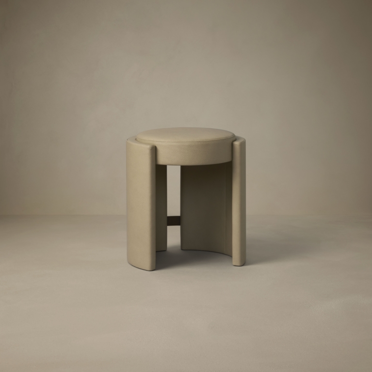 Hero Articolo Studios Cuff Stool Cascade Leather Bronze