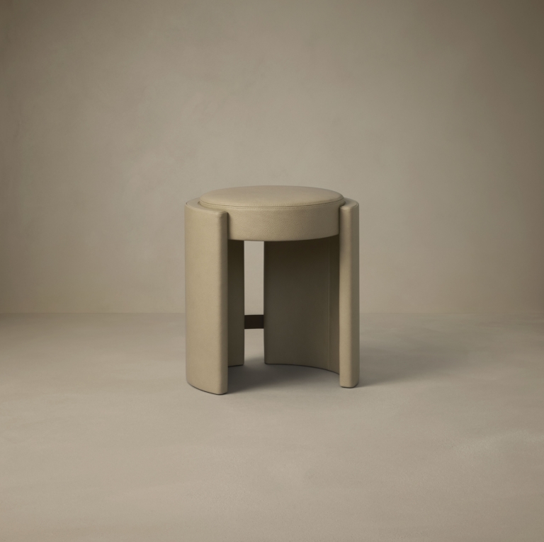 Hero Articolo Studios Cuff Stool Cascade Leather Bronze