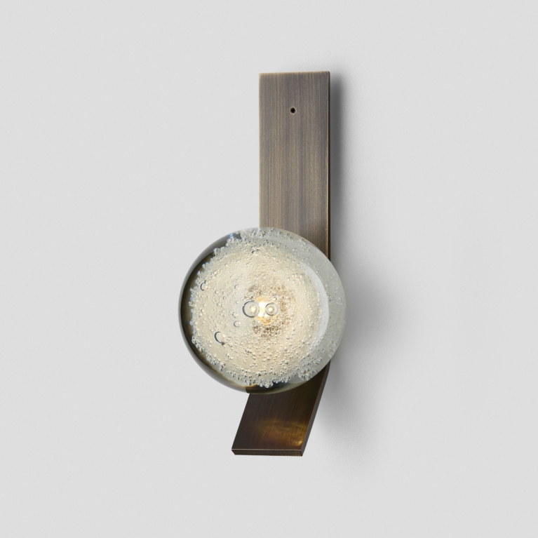 Hero Articolo Studios Fizi Wall Sconce Kick Bronze On
