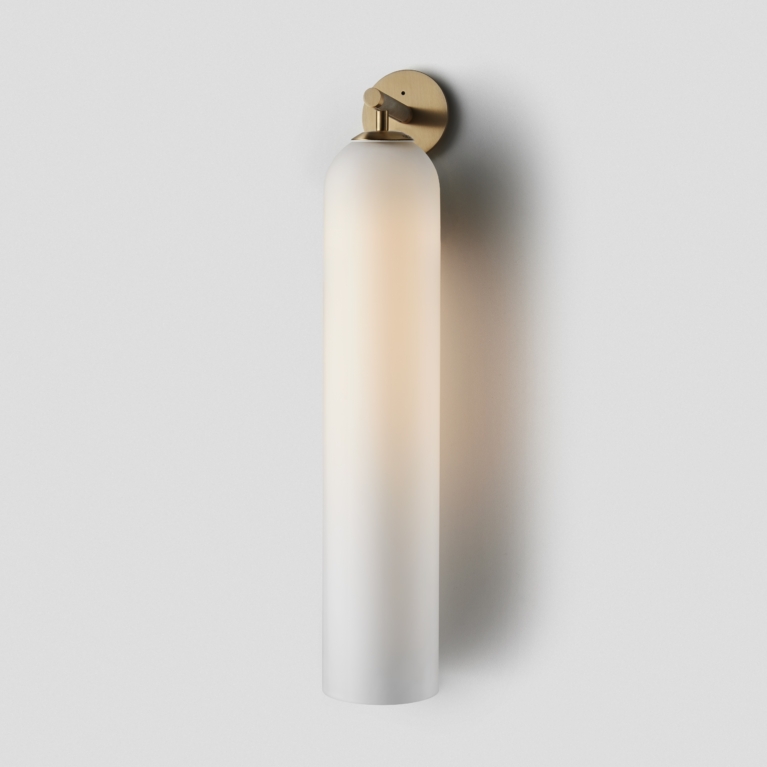 Hero Articolo Studios Float Long Wall Sconce Brass Snow On