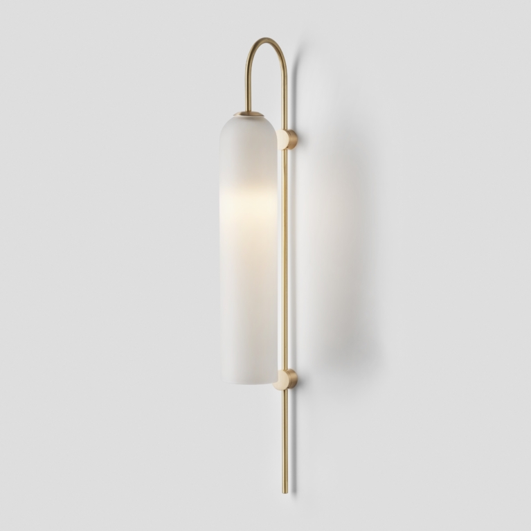 Hero Articolo Studios Float Wall Sconce Brass Snow On