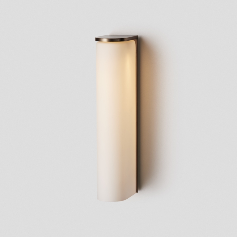 Hero Articolo Studios Slim Wall Sconce Snow Bronze On