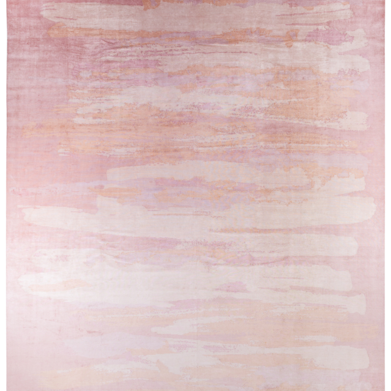 28076 Pink Strokes 200knot Silk 15.2x19.6 T2