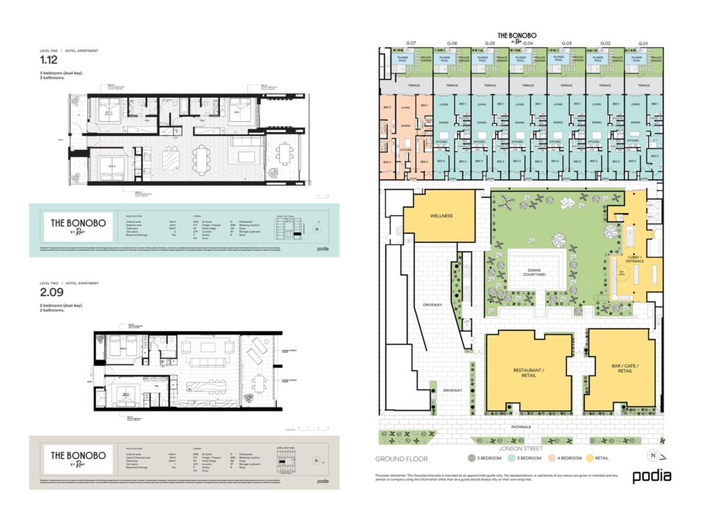 116 118 Jonson Street Floor Plan