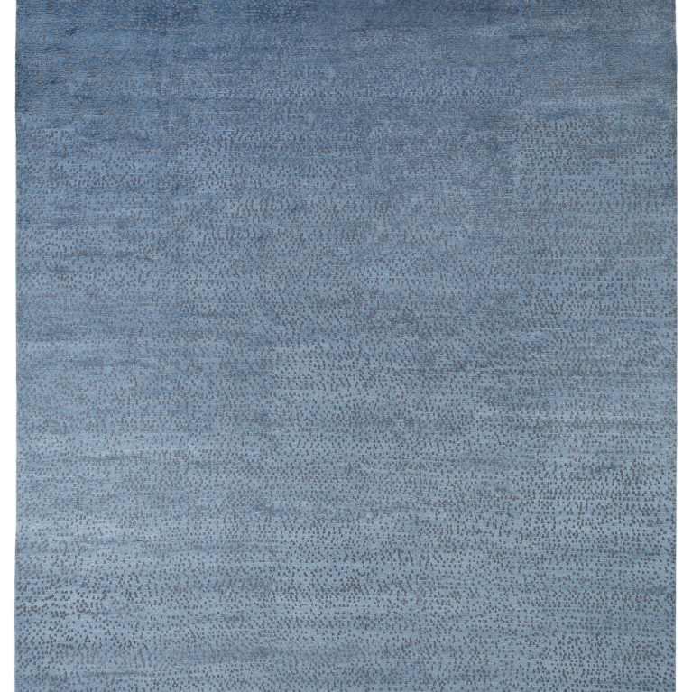 36391 Dots 100knot Wool Silk 10'2 X14' T1