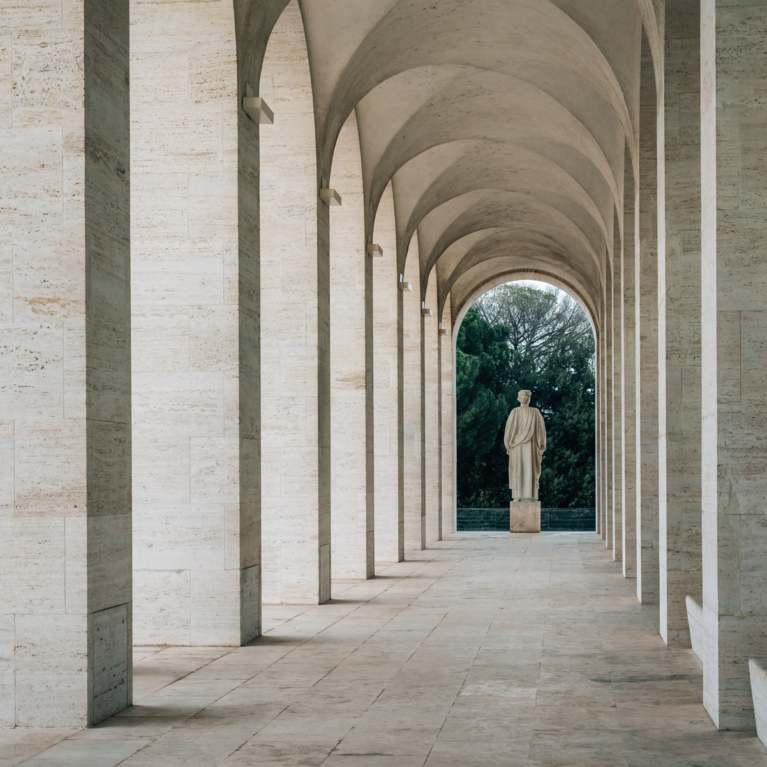 Arches At The Palazzo Della Civiltà Italiana, At Eur, Rome, It
