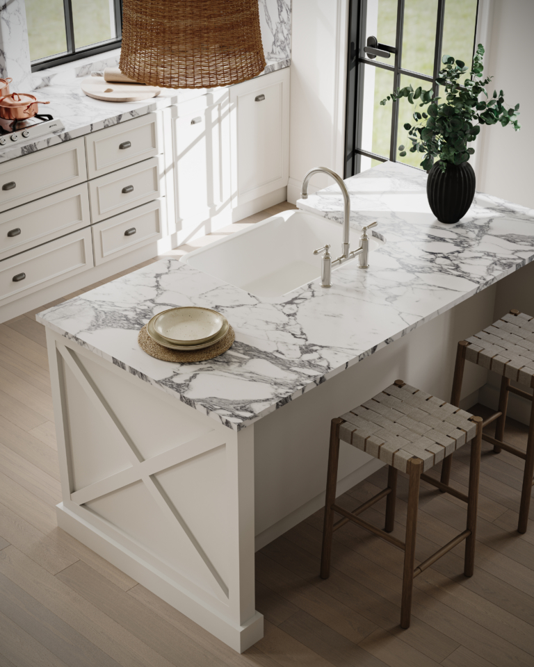 York Bridge Kitchen Set brushed Nickel 5