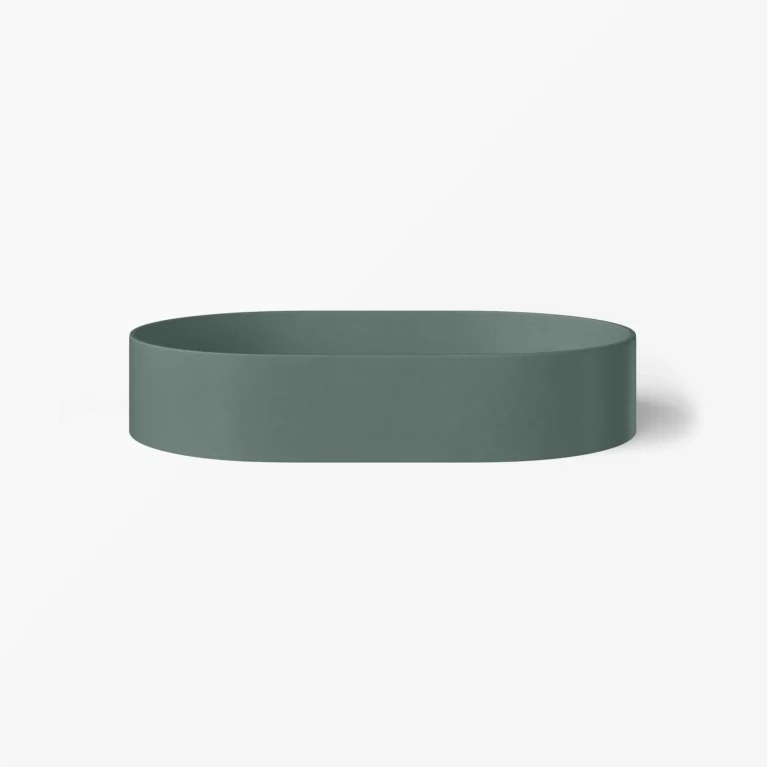 Concrete Vanity Bilya Oblong Basin Teal Concrete Studio