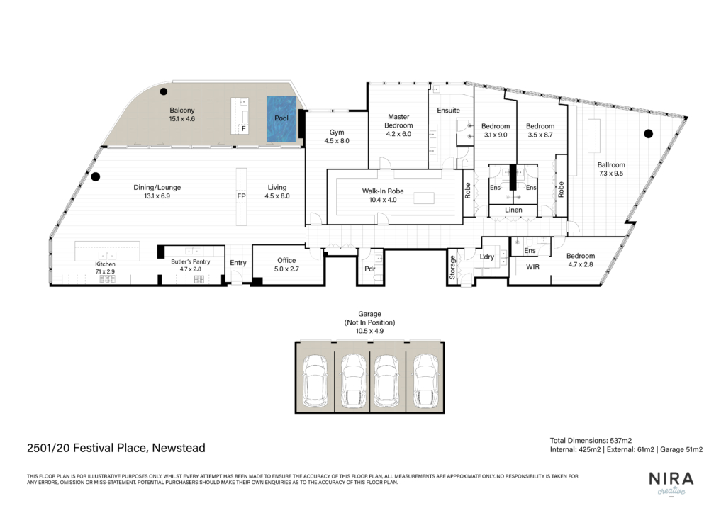 The Grand Penthouse Floorplan