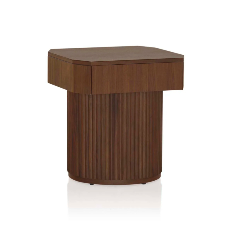 Ride Bedside Table Deep Etch