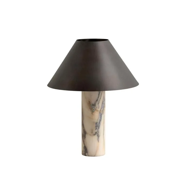 Cline Table Lamp Deep Etch